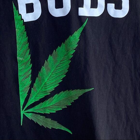 Buds black Mens Tshirt medium - Picture 2 of 3